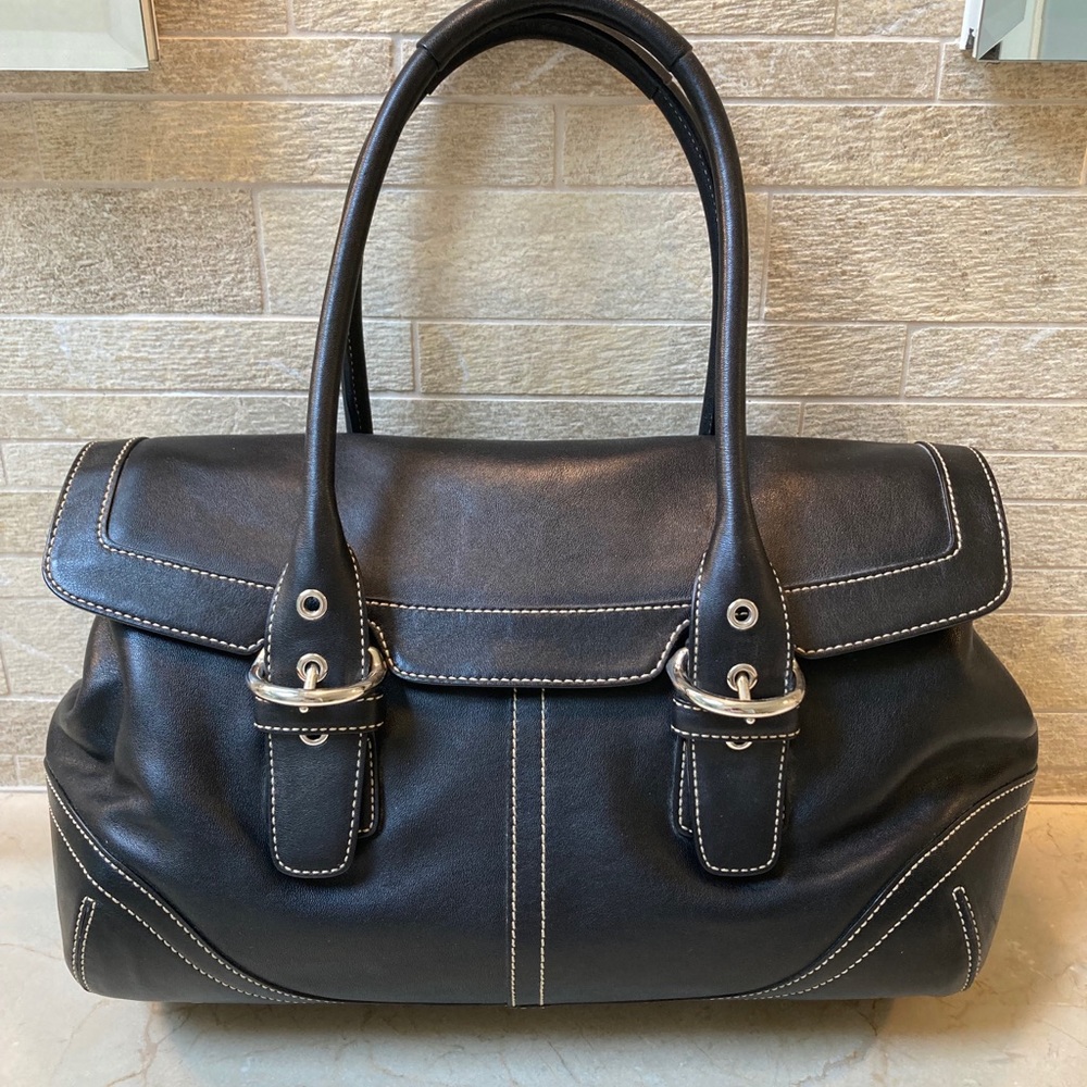 Coach leather handbag